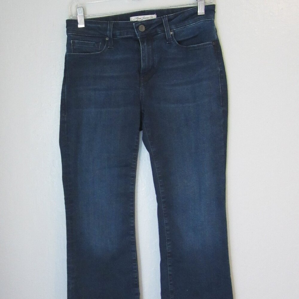 MAVI Blue Denim Anika Mid-Rise Crop Flare Jeans Size 26